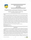 Research paper thumbnail of Foreign Remittance and Economic Performance of Nigeria