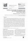 Research paper thumbnail of Variation and relationships of morphological traits, shoot yields and essential oil contents of four Anthemis species