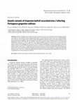 Research paper thumbnail of Genetic variants of Grapevine leafroll-associated virus 2 infecting Portuguese grapevine cultivars