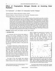 Research paper thumbnail of Effect of Tropospheric Nitrogen Dioxide on Incoming Solar Radiation