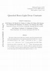 Research paper thumbnail of Quenched heavy-light decay constants