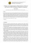 Research paper thumbnail of A Study on the Implementation of Dual Contracts of Tabarru and Tijarah on Shari'ah Insurance Industries in Indonesia