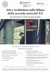 Research paper thumbnail of Arte e Architettura nella Milano della seconda meta del XX Locandina