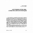 Research paper thumbnail of Gouverner outre-mer : Communication et politique