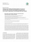 Research paper thumbnail of Chemical and Antibacterial Polymorphism of Juniperus oxycedrus ssp. oxycedrus and Juniperus oxycedrus ssp. macrocarpa (Cupressaceae) Leaf Essential Oils from Tunisia