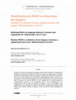 Research paper thumbnail of Modélisation de MOOC en didactique des langues : Identifier les tensions et leurs régulations pour des usages “didactiquement corrects” (Annick Rivens & Sophie Babault)