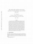 Research paper thumbnail of The massive Dirac equation in the Kerr-Newman-de Sitter and Kerr-Newman black hole spacetimes