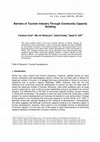 Research paper thumbnail of Barriers of Tourism industry Through Community Capacity