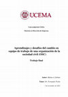 Research paper thumbnail of Aprendizajes y desafíos del cambio en equipo de trabajo de una organización de la sociedad civil (OSC)