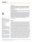 Research paper thumbnail of A Critical Evaluation of the Down Syndrome Diagnosis for LB1, Type Specimen of Homo floresiensis