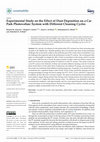 Research paper thumbnail of Experimental Study on the Effect of Dust Deposition on a Car Park Photovoltaic System with Different Cleaning Cycles