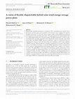 Research paper thumbnail of A vision of flexible dispatchable hybrid solar‐wind‐energy storage power plant