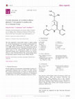 Research paper thumbnail of Crystal structure of 2,4-bis-(2-chloro-phen-yl)-7-tert-pent-yl-3-aza-bicyclo[3.3.1]nonan-9-one