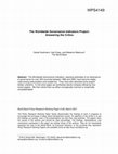 Research paper thumbnail of WPS4149 The Worldwide Governance Indicators Project: Answering the Critics