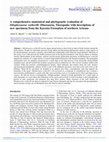 Research paper thumbnail of A comprehensive anatomical and phylogenetic evaluation of Dilophosaurus wetherilli (Dinosauria, Theropoda) with descriptions of new specimens from the Kayenta Formation of northern Arizona