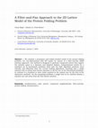 Research paper thumbnail of A Filter-and-Fan Approach to the 2 D Lattice Model of the Protein Folding Problem