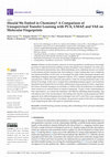 Research paper thumbnail of Should We Embed in Chemistry? A Comparison of Unsupervised Transfer Learning with PCA, UMAP, and VAE on Molecular Fingerprints