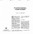 Research paper thumbnail of El ejercito mexicano, el poder incógnito