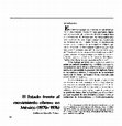 Research paper thumbnail of El Estado frente al movimiento obrero en México (1970-1976)