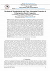 Research paper thumbnail of Mechanical, Morphological and Water Absorption Properties of Polypropylene Based Composites