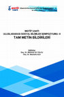 Research paper thumbnail of Motif Vakfı Uluslararası Sosyal Bilimler Sempozyumu II Tam Metin Bildirileri [Motif Foundation International Social Sciences Symposium II Full Text Proceedings]