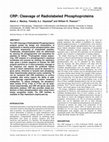 Research paper thumbnail of CRP: Cleavage of Radiolabeled Phosphoproteins