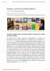 Research paper thumbnail of Depende_ ¿el fin de los partidos polí...omía e ideas sobre el mundo en español