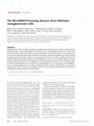 Research paper thumbnail of The microRNA-processing enzyme dicer maintains juxtaglomerular cells