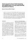 Research paper thumbnail of From copper to silver. Understanding the saigerprozess through experimental liquation and drying