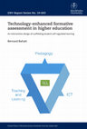 Research paper thumbnail of Technology-enhanced formative assessment in higher education : An intervention design of scaffolding student self-regulated learning