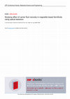 Research paper thumbnail of Studying effect of carrier fluid viscosity in magnetite based ferrofluids using optical tweezers