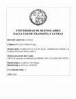 Research paper thumbnail of V. García-M.Koval Programa del seminario de grado "Narrativas factuales: abordajes desde la narratología posclásica".