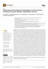 Research paper thumbnail of Improving the Development Technology of an Oil and Gas Company Using the Minimax Optimality Criterion