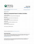 Research paper thumbnail of Mentoring Undergraduate Research Handbook 2nd Edition