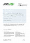 Research paper thumbnail of Has economics returned to being the 'dismal science'? The changing role of economic thought in German labour market reforms