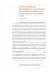 Research paper thumbnail of Greenberg’s Marxism: Clement Greenberg’s Unfinished Essay Draft on André Breton’s “Political Position of Surrealism” (1935)