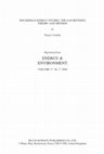 Research paper thumbnail of Household Energy Studies: The Gap between Theory and Method