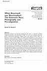 Research paper thumbnail of When Boucicault was 'Boucicaulted': The Octoroon, Race, Photography, and Pre-adaptation