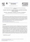 Research paper thumbnail of A Generic Data-driven Sequential Clustering Algorithm Determining Activity Skeletons