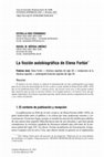 Research paper thumbnail of La ficción autobiográfica de Elena Fortún