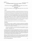 Research paper thumbnail of E-ENTREPRENEURSHIP IN INDIAN RURAL MARKET: AN OVERVEW