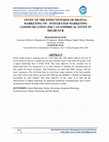 Research paper thumbnail of STUDY OF THE EFFECTIVENESS OF DIGITAL MARKETING ON INTEGRATED MARKETING COMMUNICATION (IMC)-AN EMPIRICAL STUDY IN DELHI-NCR