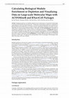 Research paper thumbnail of Calculating Biological Module Enrichment or Depletion and Visualizing Data on Large-scale Molecular Maps with ACSNMineR and RNaviCell Packages