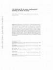 Research paper thumbnail of Cell death and life in cancer: mathematical modeling of cell fate decisions