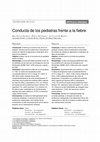 Research paper thumbnail of Conducta de los pediatras frente a la fiebre