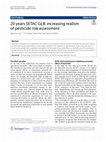 Research paper thumbnail of 20 years SETAC GLB: increasing realism of pesticide risk assessment