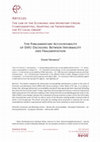 Research paper thumbnail of The Parliamentary accountability of EMU decisions: Between Informality and Fragmentation