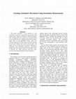 Research paper thumbnail of Tracking articulator movements using orientation measurements