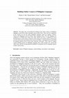 Research paper thumbnail of Building Online Corpora of Philippine Languages