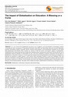 Research paper thumbnail of The Impact of Globalization on Education: A Blessing or a Curse